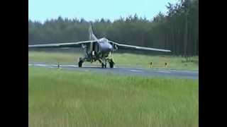 MiG 23 MF Flogger start [upl. by Aicirtel]