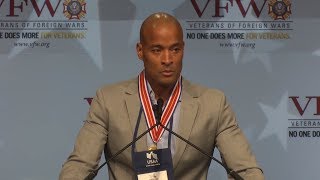 2018 VFW Americanism Award  David Goggins [upl. by Aramak430]