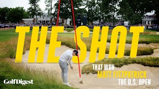 The Shot That Won Matt Fitzpatrick The 2022 US Open  Golf Digest [upl. by Inor961]