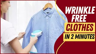 How to Steam Clothes to Get Wrinkles Out [upl. by Lemaj270]