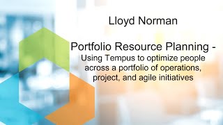 How to Use Tempus Resource for Portfolio Resource Planning [upl. by Anomer]