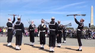 JSDTC  2014  United States Navy  Ceremonial Guard Drill Team  Armed Exhibition [upl. by Kendre]