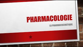 PHARMACOCINÉTIQUE Partie 2 La Distribution [upl. by Galen]