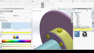 Belt Conveyor Shaft  SolidWorks [upl. by Lertnek]