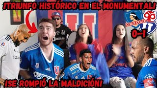 Colo Colo vs U de Chile 01  Goles y Resumen Completo  Reacción de Hinchas [upl. by Ainomar]