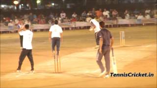 Malinga Style In Tennis Cricket [upl. by Lorelei762]