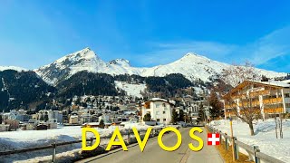 Davos Switzerland 4K  The largest resort in the Alps [upl. by Notnats]