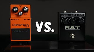 Boss DS1 VS ProCo Rat 2  Guitar Pedal Sound Comparison [upl. by Kronfeld]