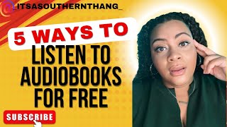 EASYMUST SEE 5 WAYS TO LISTEN TO AUDIOBOOKS FOR FREE howto audiobook audiolibrary 5ways [upl. by Adnilreb589]