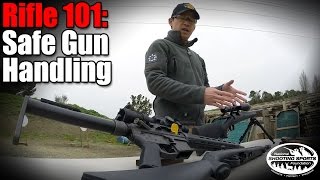 Beginners Guide to Handling Rifles Safely  Rifle 101 with Top Shot Champion Chris Cheng [upl. by Ennayar985]