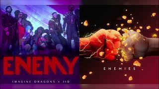 EnemyEnemies mashup  Imagine Dragons ft JID  The Score [upl. by Wolenik]