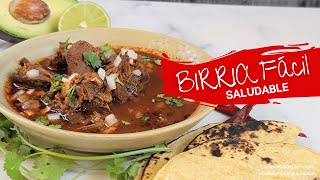 BIRRIA FÁCIL EN ESTUFA Baja en Grasa [upl. by Ahswat]