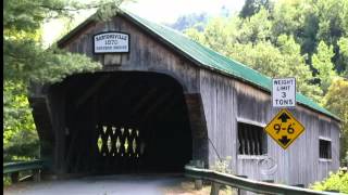 Vermont town restores its soul with new covered bridge [upl. by Yr]