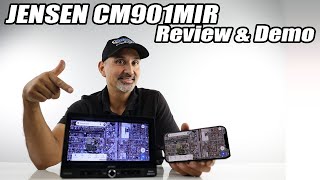 Jensen CM901MIR 9quot Multimedia Car Stereo Headunit with USB Mirroring  Review Unbox and Demo [upl. by Ahsakal]