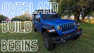 Jeep Gladiator Overland Build Begins [upl. by Halyk57]