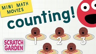 Counting  Mini Math Movies  Scratch Garden [upl. by Adnamar172]