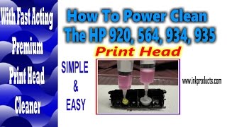 How To clean the 564 920 934 935 print head [upl. by Cleve]