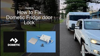 Dometic Fridge Lock DIY repair Jayco Silverline [upl. by Aylward]