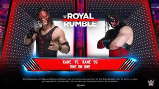 WWE 2K24  Kane 99 vs Kane  Royal Rumble 2024  PS4 Slim [upl. by Blackington]