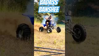 Badass New Banshee Testing backyardmafia trending dirtdrags atvracing sendit racing race [upl. by Esiled]