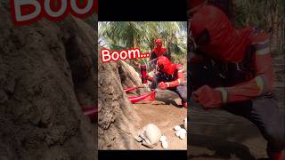 SpiderMan vs Monster gorilla mikehausla shortvideo spiderman mutant gorilla [upl. by Anyal]