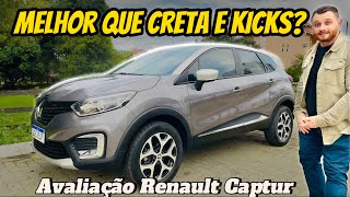 Avaliação Renault Captur 16 automático 2021 melhor que Nissan KICKS 16 ou Hyundai Creta 16 [upl. by Landahl]