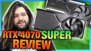 NVIDIA GeForce RTX 4070 Super Review amp Benchmarks vs RTX 4070 RX 7800 XT amp More [upl. by Maier]