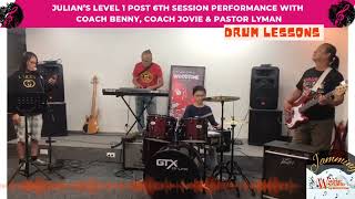 Julians Level 1 Post 6th Session Performance I Music Studio by Woodtone [upl. by Nirrak]