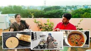 Cooking Vlog  கொண்டக்கடலை குருமா  Evening Snacks in Motta Maadi  Dinner Thuvaram Paruppu Chutney [upl. by Stefan521]