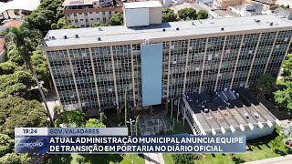 Gov Valadares Atual Administração Municipal Anuncia Equipe de Transição no Diário Oficial [upl. by Elbag]