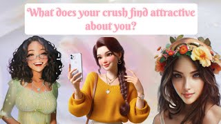 What does your crush find attractive about you   Pick A Card [upl. by Elletnahs]