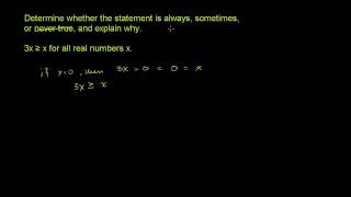 Understanding Logical Statements 4 [upl. by Anauqed]