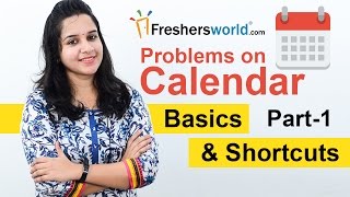 Aptitude Made Easy  Problems on Calendar Basics and Methods Shortcuts Time and Date [upl. by Enytnoel]