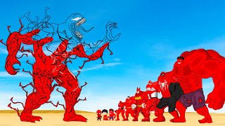 Evolution Of CARNAGE Vs Evolution Of MONSTER RADIATION  Returning From The Dead SECRET  FUNNY [upl. by Moriarty722]