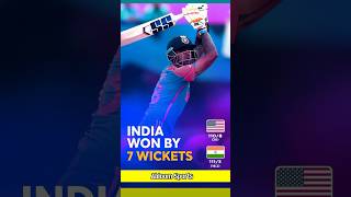 Match25 India 🇮🇳 vs 🇺🇸 USA iccworldcup cricket cricketshorts cricketlover [upl. by Steere]