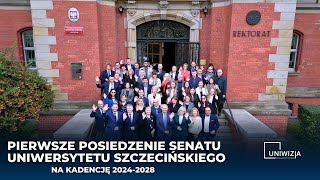 Inauguracyjne posiedzenie Senatu Uniwersytetu Szczecińskiego 2024 [upl. by Alikee]