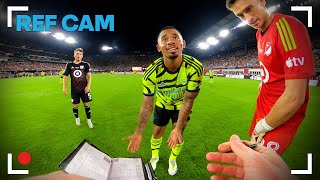 REF CAM  MLS AllStars vs Arsenal [upl. by Htbazile]