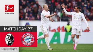 De Ligt Again  SC Freiburg  FC Bayern München 01  Highlights  Matchday 27 – Bundesliga 202223 [upl. by Rellek]