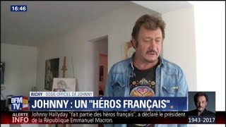 Le sosie officiel de Johnny Hallyday se dit quotdévastéquot [upl. by Anallese]