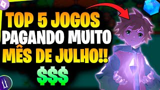 OS 5 MELHORES JOGOS NFT GRÁTIS PAGANDO MUITO NO MÊS DE JULHO  TUTORIAL COMPLETO  DICAS [upl. by Babbette]