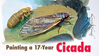 Painting a 17Year Cicada [upl. by Veats312]