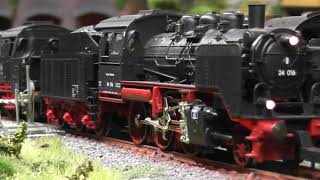 Dampflok Bewegungsfahrt BR 24BR 64 Thomas seine Bahn  Baustelle  23 [upl. by Ynffit]