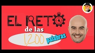 El reto de las 1200 palabras en INGLÉS  AlejosChallenge [upl. by Nylessoj]