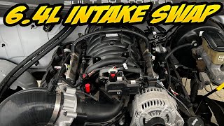 RAM Truck 64L intake Manifold Swap onto 57L HEMI [upl. by Neill]