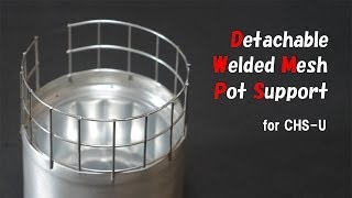 Detachable WeldedMesh Pot Support for CHSU [upl. by Nyra509]