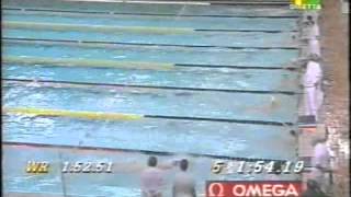 NUOTO MONDIALI VASCA CORTA PALMA DE MALLORCA 1993 ARGENTO PER LUCA BIANCHIN [upl. by Surtemed]