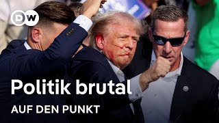 Wahlkampf in den USA und Europa Immer extremer immer brutaler  Auf den Punkt [upl. by Eddy]