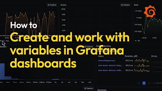 How to Create and Work with Variables  Grafana [upl. by Akemahc]