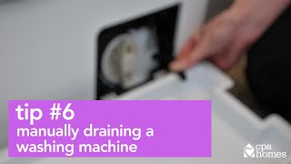 Tip 6 Manually draining a washing machine [upl. by Nnyleuqcaj601]