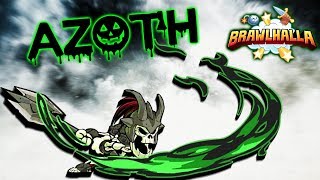 AZOTH • 3 Stocking a Diamond • Tier 8 Gold Brawlhalla 1v1 Gameplay P [upl. by Dercy]